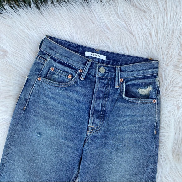 Grlfrnd Karolina Distressed Jeans 23 NWT - Picture 3 of 4